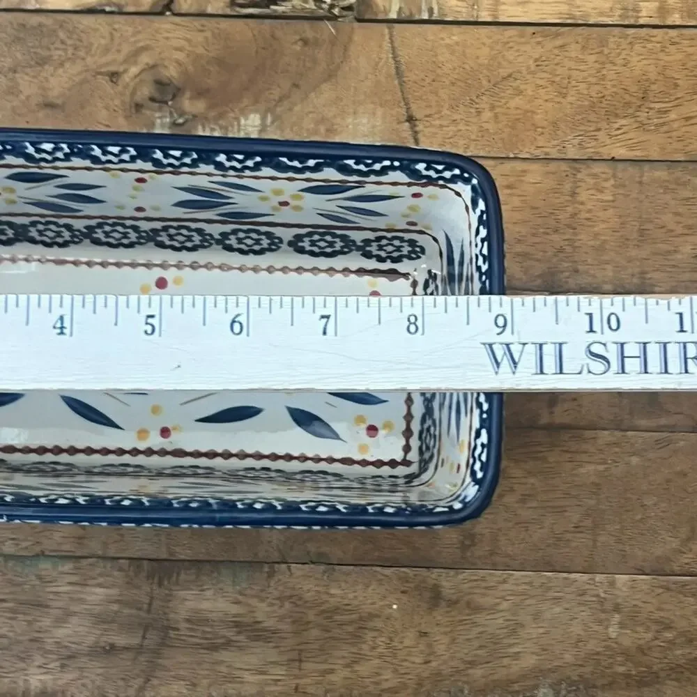 Temptations By Tara Old World Blue Floral Baking Dishes 1 & 1.5 Quart